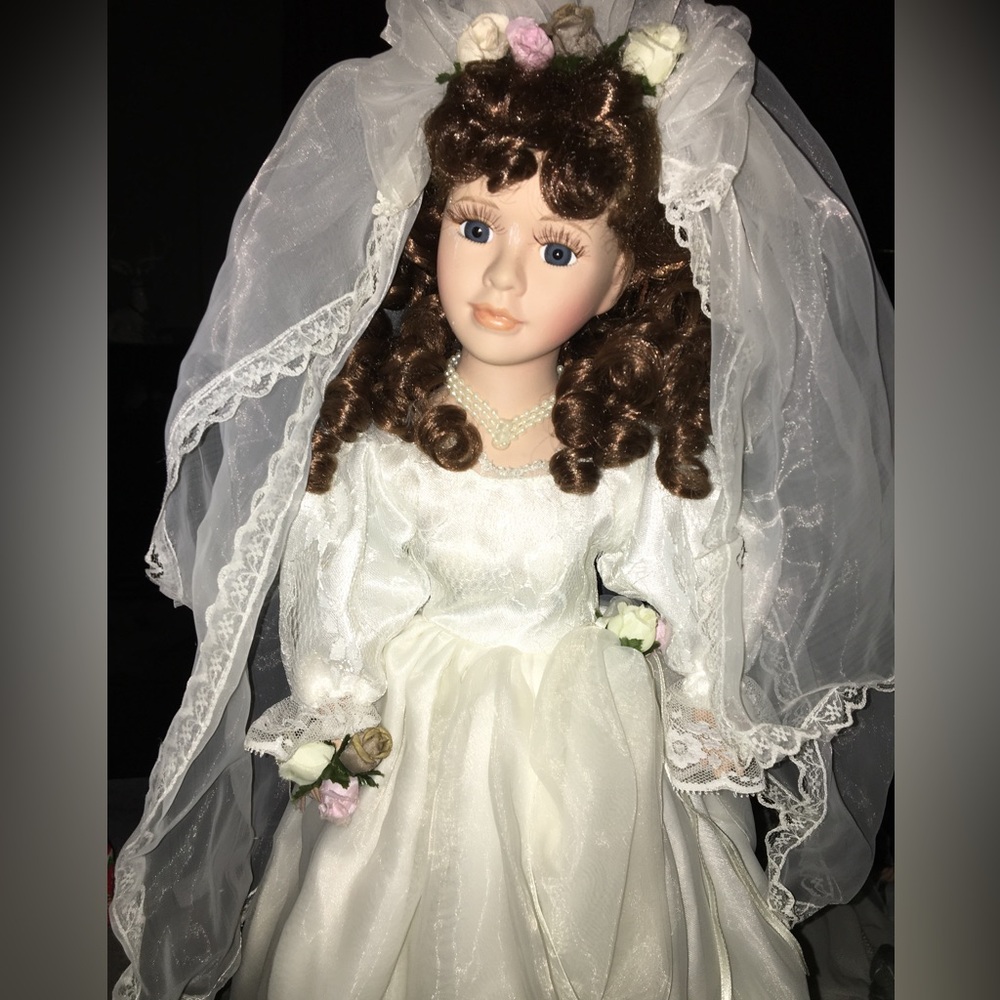 Very beautiful porcelain doll great condition